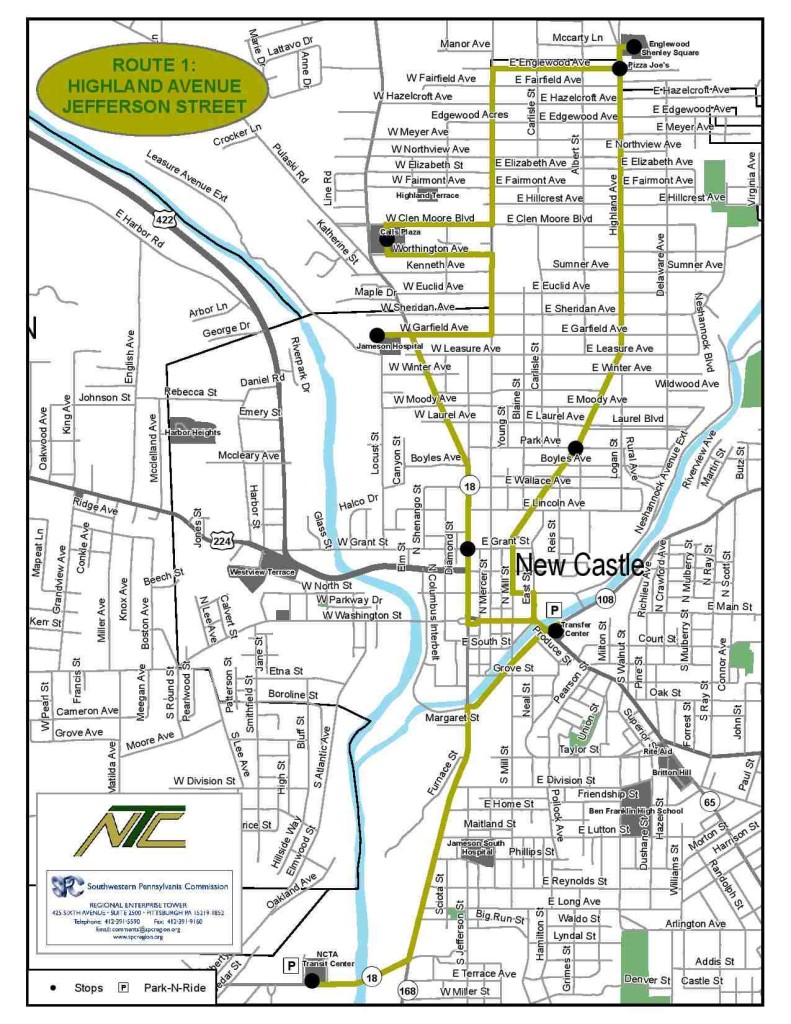 MapNC1 | New Castle Area Transit Authority