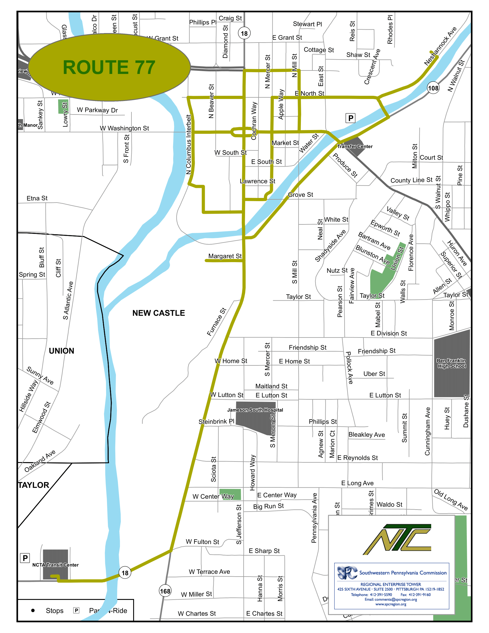 ROUTE 77 | New Castle Area Transit Authority